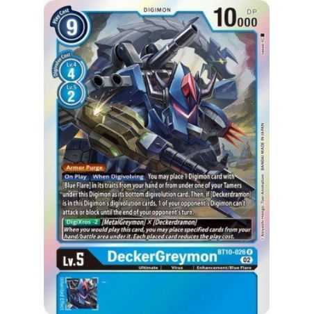 DeckerGreymon (Rare) – BT10 Xros Encounter | Carta DIGIMON en México