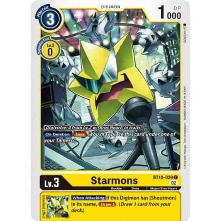 Starmons (Common) – BT10 Xros Encounter | Carta DIGIMON en México