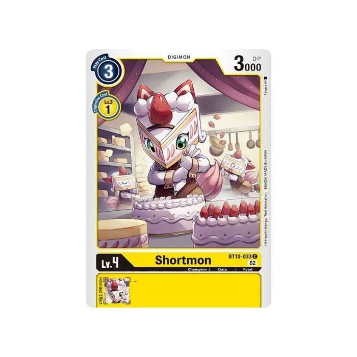 Shortmon (Common) – BT10 Xros Encounter | Carta DIGIMON en México