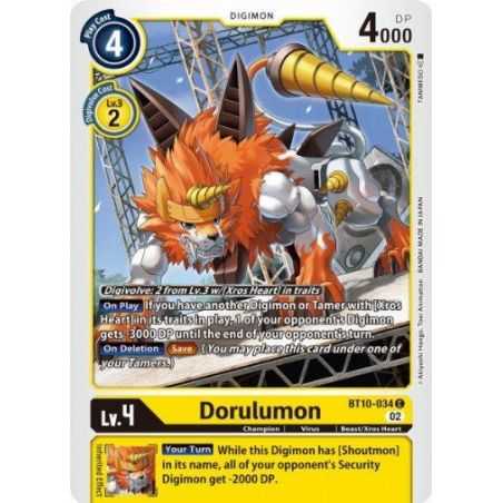 Dorulumon (Common) – BT10 Xros Encounter | Carta DIGIMON en México