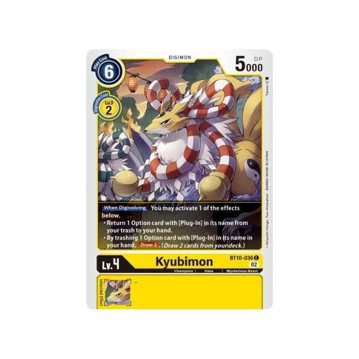 Kyubimon (Common) – BT10 Xros Encounter | Carta DIGIMON en México
