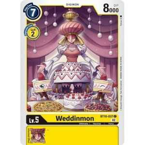 Weddinmon (Common) – BT10 Xros Encounter | Carta DIGIMON en México