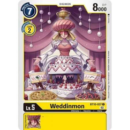 Weddinmon (Common) – BT10 Xros Encounter | Carta DIGIMON en México