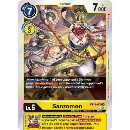 Sanzomon (Rare) – BT10 Xros Encounter | Carta DIGIMON en México