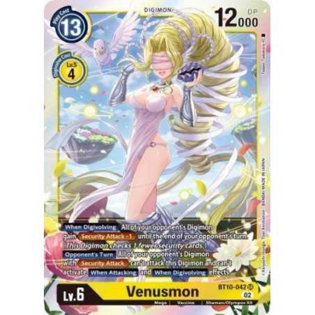 Venusmon (Super Rare) – BT10 Xros Encounter | Carta DIGIMON en México