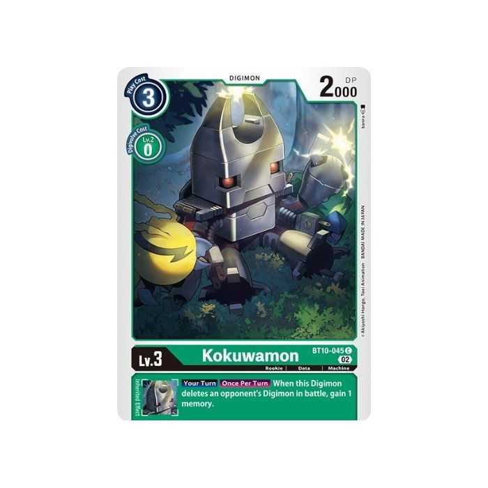 Kokuwamon (Common) – BT10 Xros Encounter | Carta DIGIMON en México