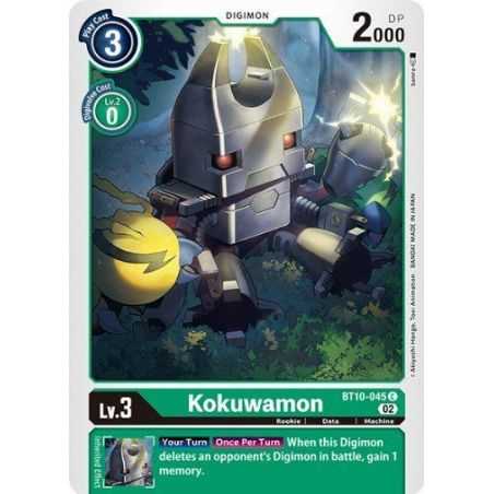 Kokuwamon (Common) – BT10 Xros Encounter | Carta DIGIMON en México