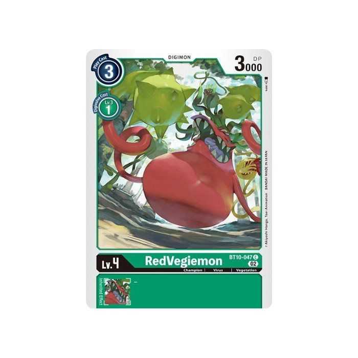RedVegiemon (Common) – BT10 Xros Encounter | Carta DIGIMON en México