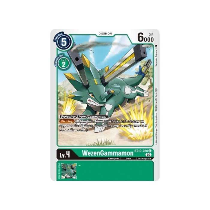 WezenGammamon (Common) – BT10 Xros Encounter | Carta DIGIMON en México