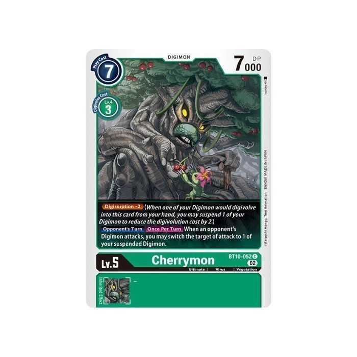 Cherrymon (Common) – BT10 Xros Encounter | Carta DIGIMON en México