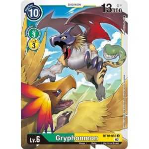 Gryphonmon (Uncommon) – BT10 Xros Encounter | Carta DIGIMON en México