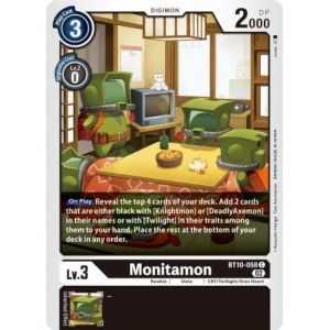 Monitamon (Common) – BT10 Xros Encounter | Carta DIGIMON en México