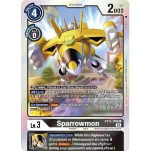 Sparrowmon (Rare) – BT10 Xros Encounter | Carta DIGIMON en México