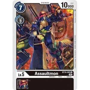 Assaultmon (Common) – BT10 Xros Encounter | Carta DIGIMON en México
