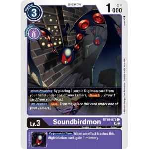 Soundbirdmon (Common) – BT10 Xros Encounter | Carta DIGIMON en México