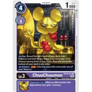ChuuChuumon (Uncommon) – BT10 Xros Encounter | Carta DIGIMON en México