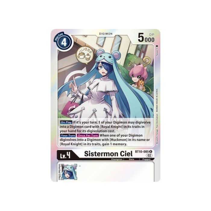 Sistermon Ciel (Rare) – BT10 Xros Encounter | Carta DIGIMON en México