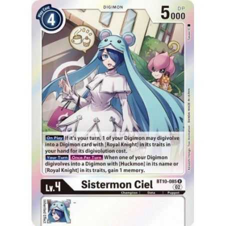 Sistermon Ciel (Rare) – BT10 Xros Encounter | Carta DIGIMON en México