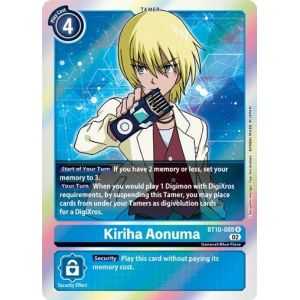 Kiriha Aonuma (Rare) – BT10 Xros Encounter | Carta DIGIMON en México