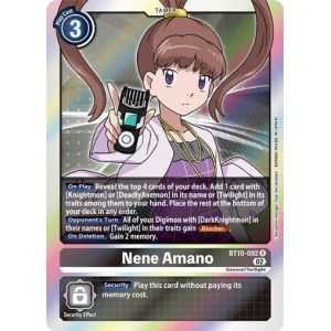 Nene Amano (Rare) – BT10 Xros Encounter | Carta DIGIMON en México