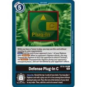 Defense Plug-In C (Common) – BT10 Xros Encounter | Carta DIGIMON en México