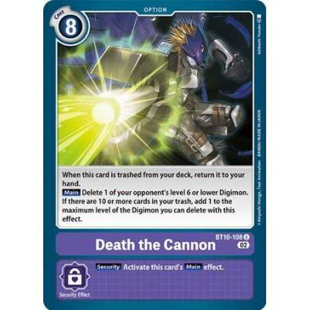 Death the Cannon (Uncommon) – BT10 Xros Encounter | Carta DIGIMON en México