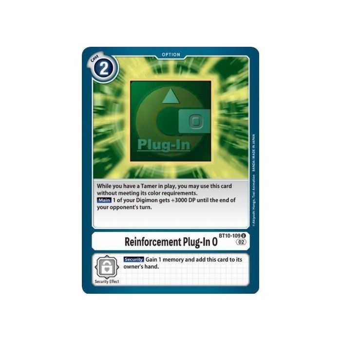 Reinforcement Plug-In O (Uncommon) – BT10 Xros Encounter | Carta DIGIMON en México
