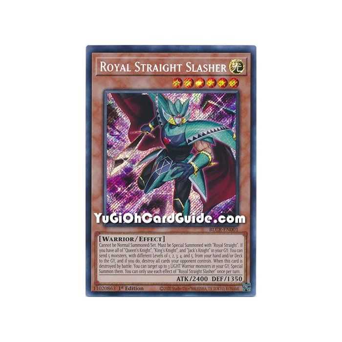 Royal Straight Slasher (Secret Rare) – Battles of Legend Crystal Revenge | Carta YUGIOH en México