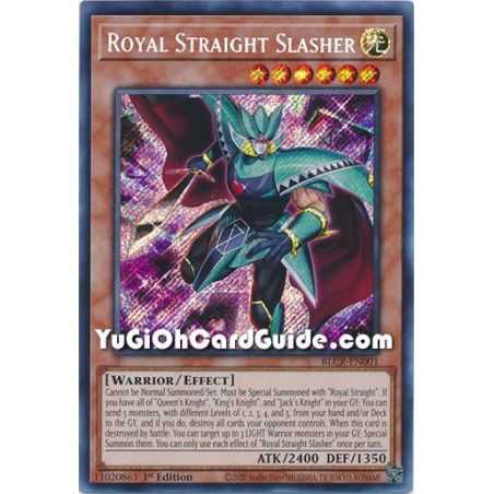Royal Straight Slasher (Secret Rare) – Battles of Legend Crystal Revenge | Carta YUGIOH en México