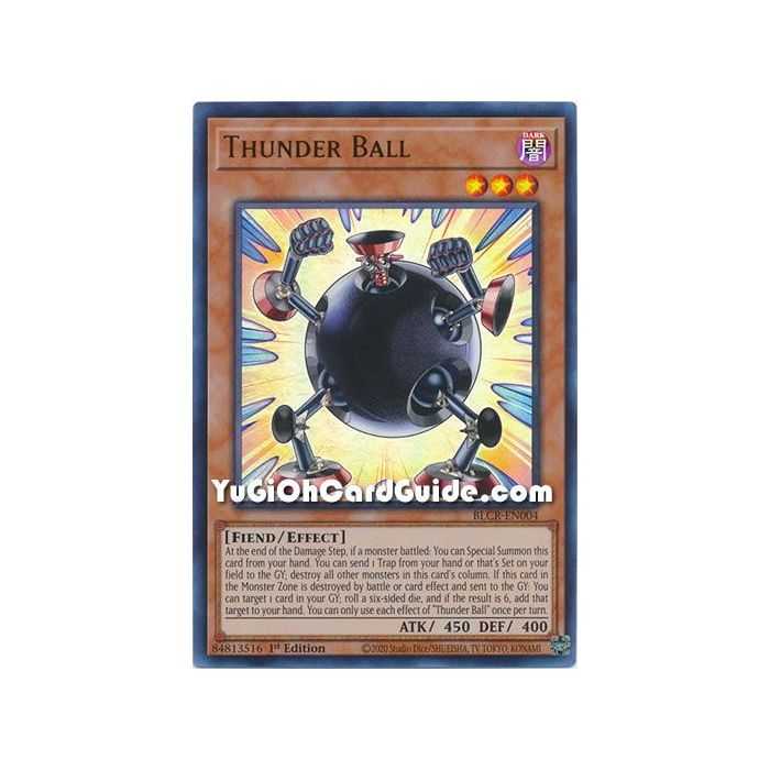Thunder Ball (Ultra Rare) – Battles of Legend Crystal Revenge | Carta YUGIOH en México