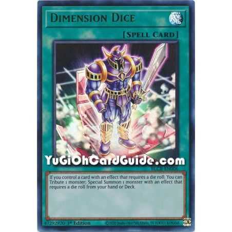 Dimension Dice (Ultra Rare) – Battles of Legend Crystal Revenge | Carta YUGIOH en México