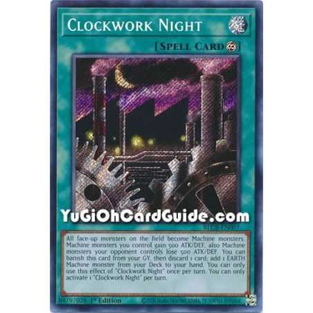 Clockwork Night (Secret Rare) – Battles of Legend Crystal Revenge | Carta YUGIOH en México