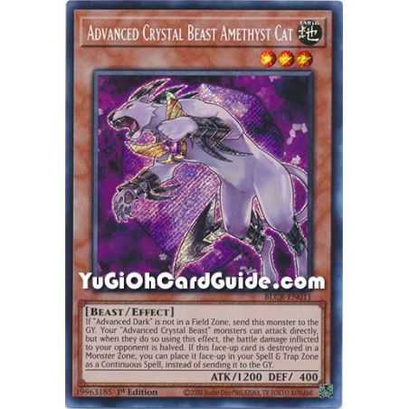 Advanced Crystal Beast Amethyst Cat (Secret Rare) – Battles of Legend Crystal Revenge | Carta YUGIOH en México