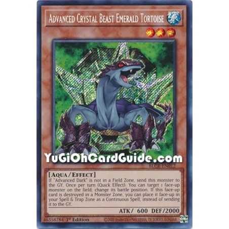 Advanced Crystal Beast Emerald Tortoise (Secret Rare) – Battles of Legend Crystal Revenge | Carta YUGIOH en México