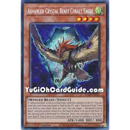 Advanced Crystal Beast Cobalt Eagle (Secret Rare) – Battles of Legend Crystal Revenge | Carta YUGIOH en México