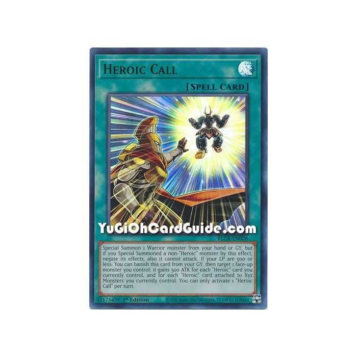 Heroic Call (Ultra Rare) – Battles of Legend Crystal Revenge | Carta YUGIOH en México