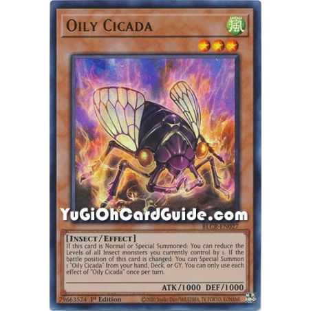 Oily Cicada (Ultra Rare) – Battles of Legend Crystal Revenge | Carta YUGIOH en México