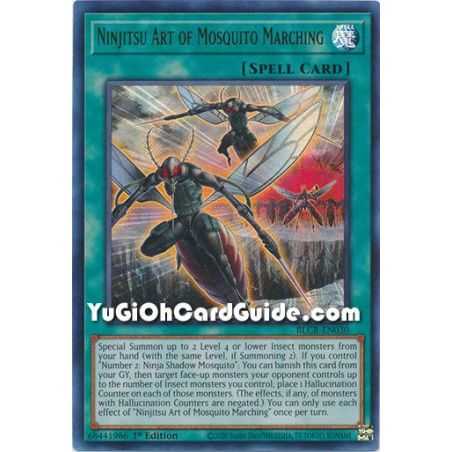 Ninjitsu Art of Mosquito Marching (Ultra Rare) – Battles of Legend Crystal Revenge | Carta YUGIOH en México