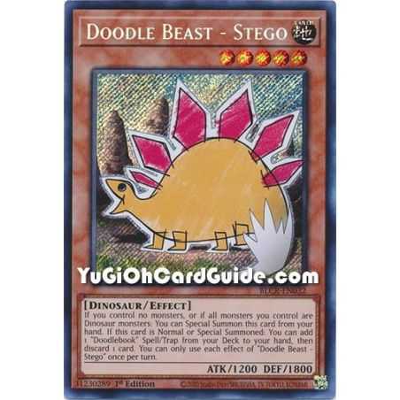 Doodle Beast - Stego (Secret Rare) – Battles of Legend Crystal Revenge | Carta YUGIOH en México
