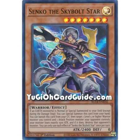 Senko the Skybolt Star (Ultra Rare) – Battles of Legend Crystal Revenge | Carta YUGIOH en México