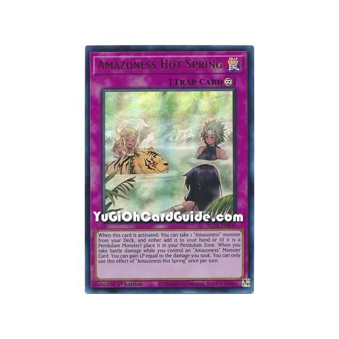 Amazoness Hot Spring (Ultra Rare) – Battles of Legend Crystal Revenge | Carta YUGIOH en México