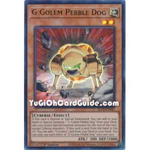 G Golem Pebble Dog (Ultra Rare) – Battles of Legend Crystal Revenge | Carta YUGIOH en México