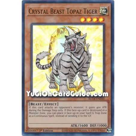 Crystal Beast Topaz Tiger (Ultra Rare) – Battles of Legend Crystal Revenge | Carta YUGIOH en México