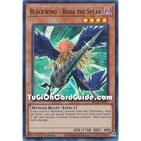 Blackwing - Bora the Spear (Ultra Rare) – Battles of Legend Crystal Revenge | Carta YUGIOH en México