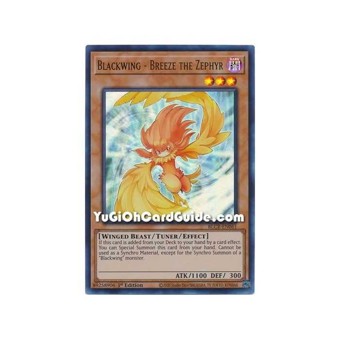 Blackwing - Breeze the Zephyr (Ultra Rare) – Battles of Legend Crystal Revenge | Carta YUGIOH en México
