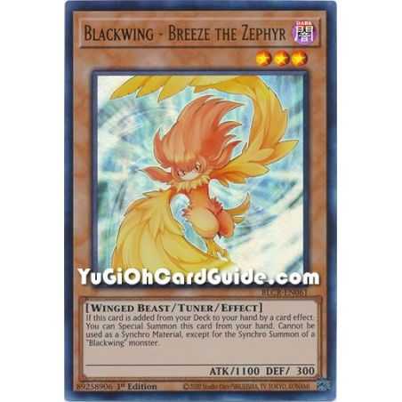 Blackwing - Breeze the Zephyr (Ultra Rare) – Battles of Legend Crystal Revenge | Carta YUGIOH en México
