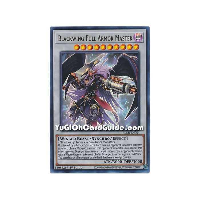 Blackwing Full Armor Master (Ultra Rare) – Battles of Legend Crystal Revenge | Carta YUGIOH en México