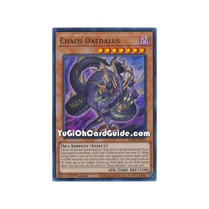 Chaos Daedalus (Ultra Rare) – Battles of Legend Crystal Revenge | Carta YUGIOH en México