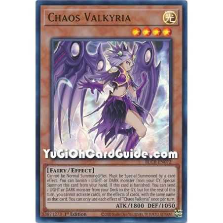 Chaos Valkyria (Ultra Rare) – Battles of Legend Crystal Revenge | Carta YUGIOH en México