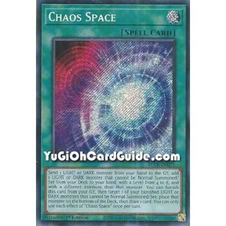 Chaos Space (Secret Rare) – Battles of Legend Crystal Revenge | Carta YUGIOH en México